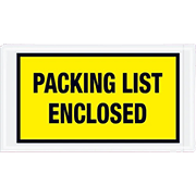 Packing List Envelopes