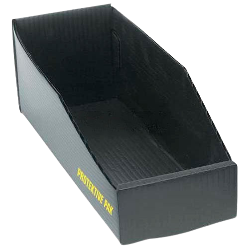 ESD Corrugated Plastic Box With Dividers, Custom size, thickness, divider