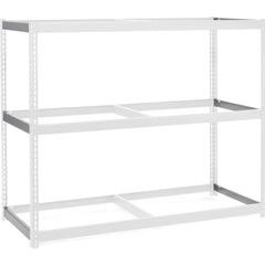  Global Industrial 7 Shelf Steel Shelving with (48) 4 H Plastic  Shelf Bins, Blue, 36x12x39 : Tools & Home Improvement