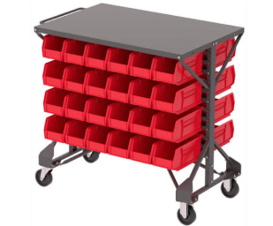 Shelf-Top Bin Cart