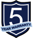 5-Year Bumper-to-Bumper Parts Warranty